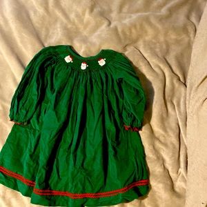 Santa corduroy stellybelly dress
